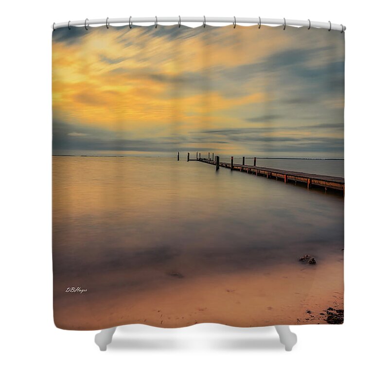 Landscapes Shower Curtain featuring the photograph Morning Glory by DB Hayes
