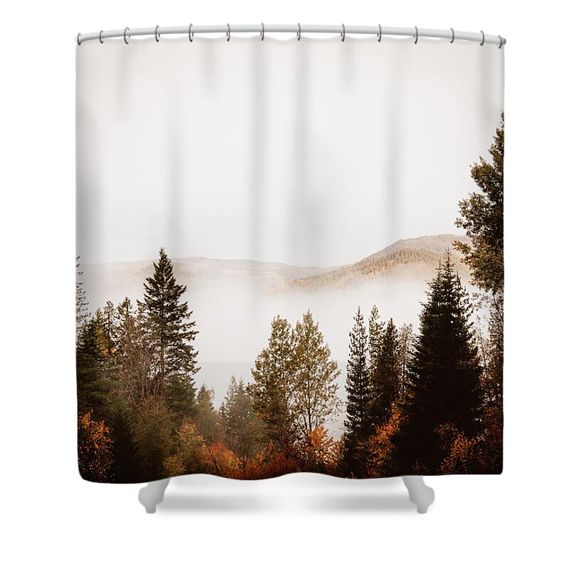Canada Shower Curtain featuring the photograph Morning Mist by Carmen Kern