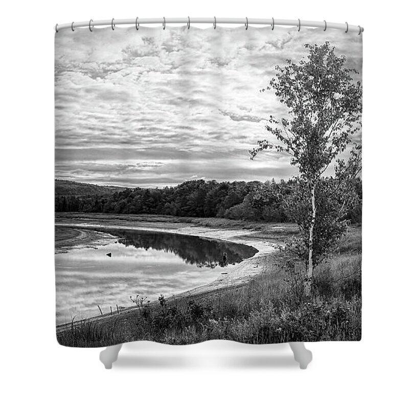 Parrsboro Shower Curtain featuring the photograph Morning Sky by Alan Norsworthy