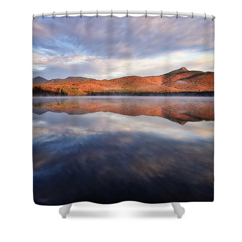 New Hampshire Shower Curtain featuring the photograph Mountain Light by Jeff Sinon