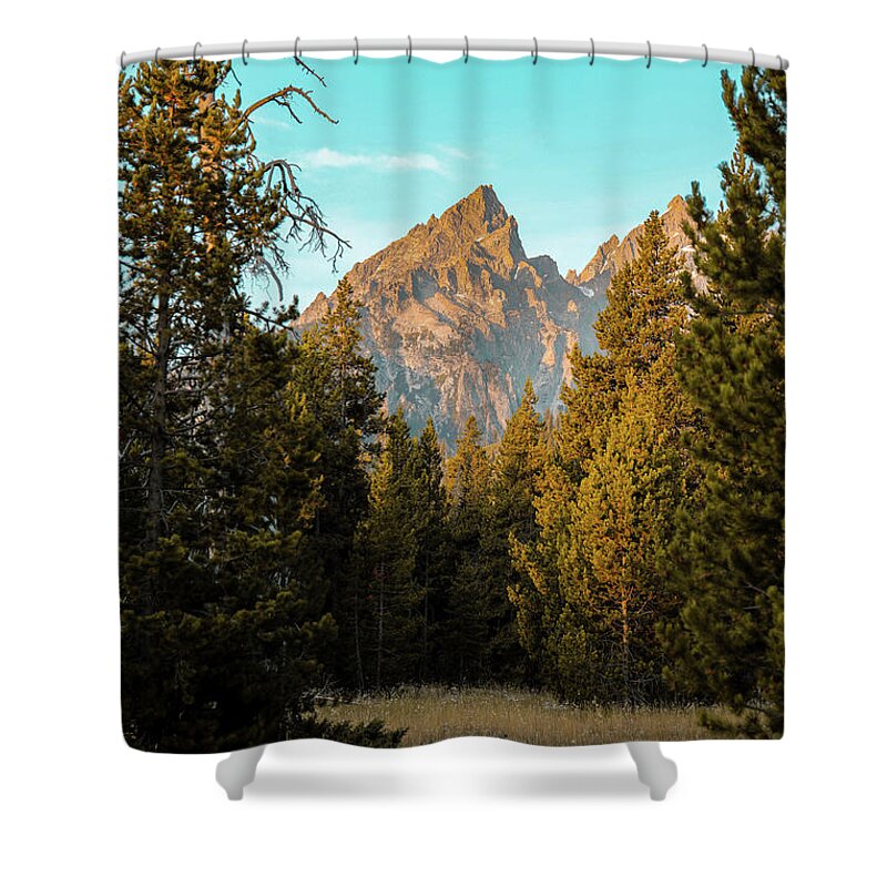Mountain Shower Curtain featuring the photograph Mountain Magic by Go and Flow Photos