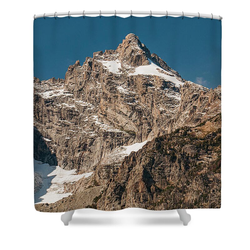 Grand Teton National Park Shower Curtain featuring the photograph Mountain Peaks by Melissa Southern