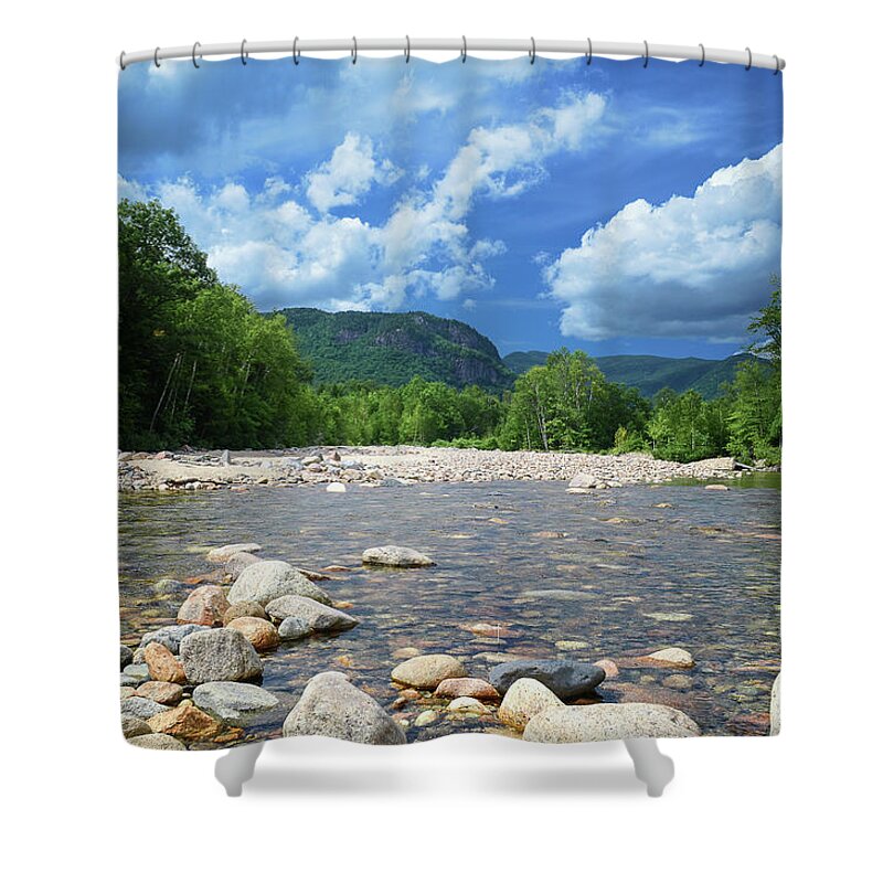 Mountain Shower Curtain featuring the photograph Mountain Stream by Steven Nelson