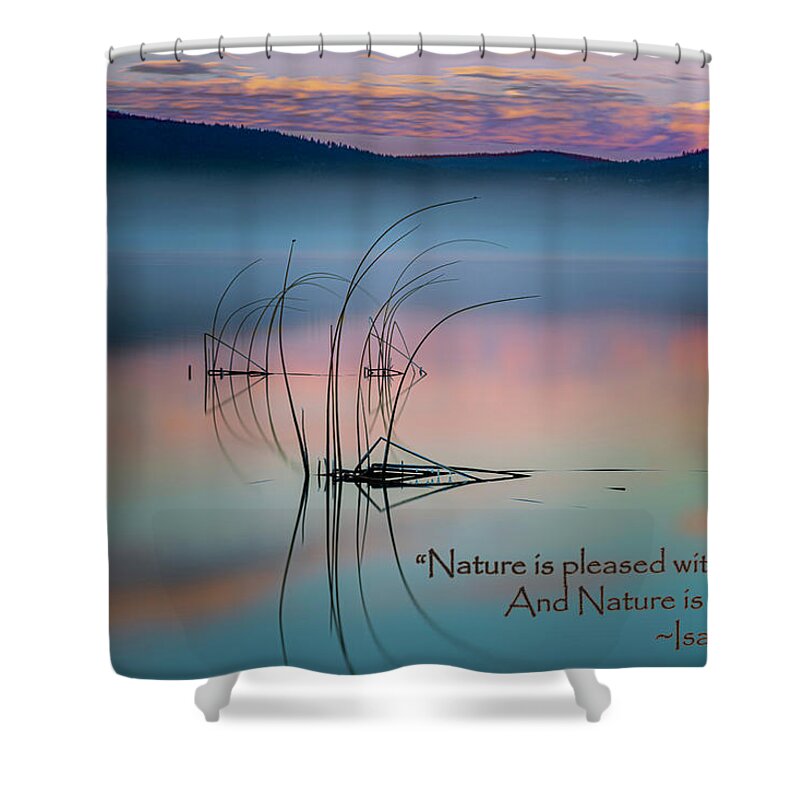 Tule Shower Curtain featuring the photograph Mr. Newton's Wisdom by Mike Lee