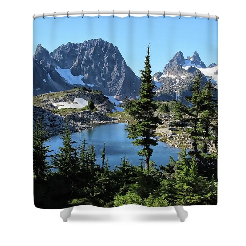 Mount Baker Shower Curtains