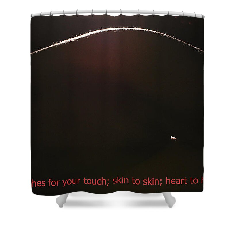 Clay Shower Curtain featuring the photograph My Heart Aches by Clayton Bruster