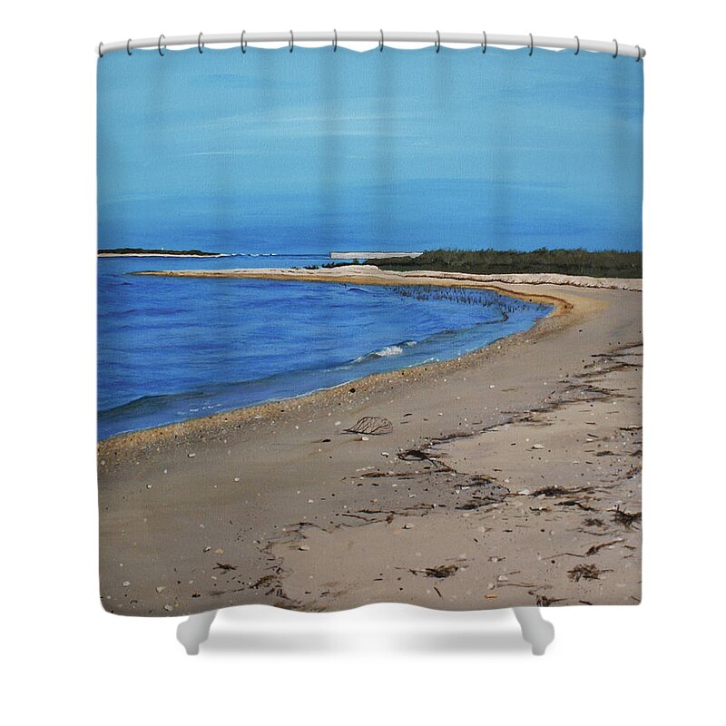 Fisher Shower Curtain featuring the painting My Kind of Thanksgiving by Heather E Harman