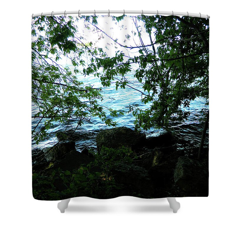 My New Spot Shower Curtain featuring the photograph My New Spot 2 by Cyryn Fyrcyd
