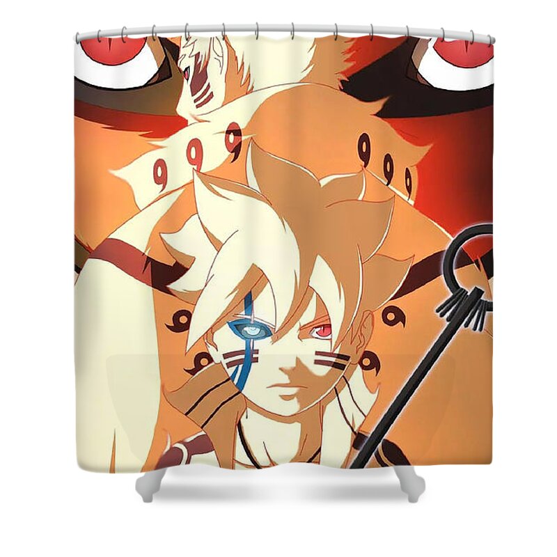 Boruto Naruto #292 Shower Curtain by Nguyen Hai - Pixels