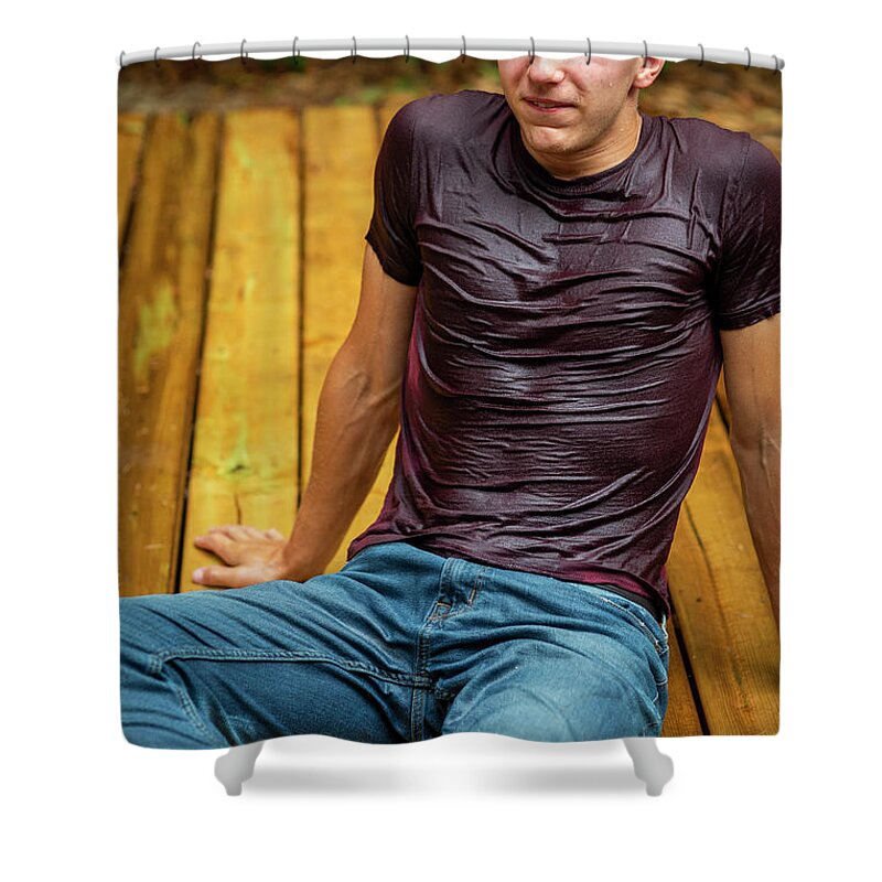 Nate Shower Curtain featuring the photograph Nate by Jim Whitley