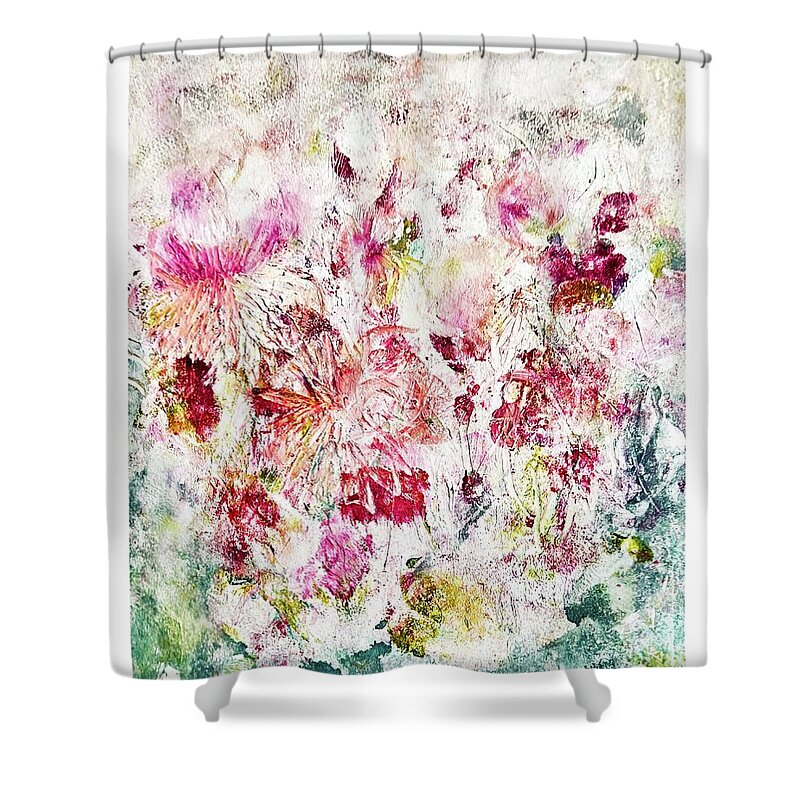  Shower Curtain featuring the painting Nature's Vase by Tommy McDonell