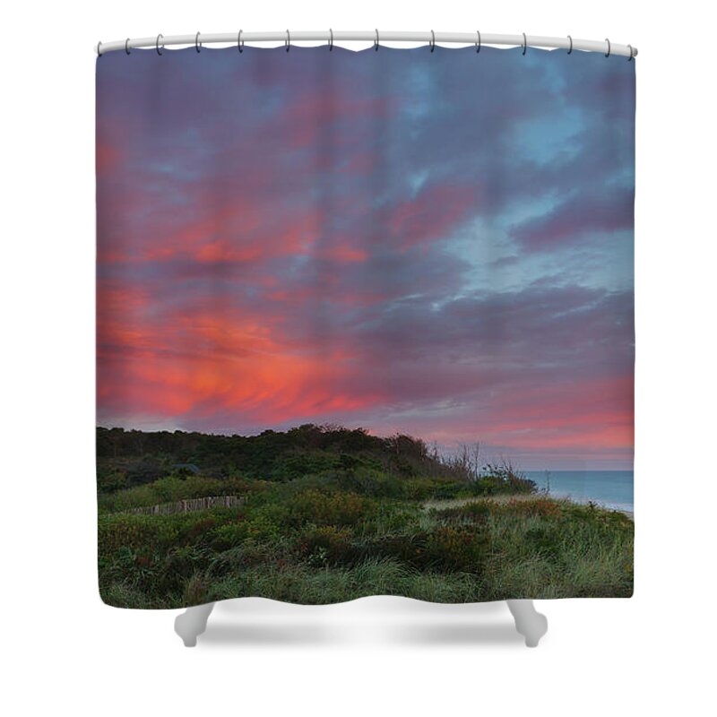 Atlantic Ocean Shower Curtain featuring the photograph Nauset Light, Eastham, Cape Cod, Massachusetts by Henk Meijer Photography
