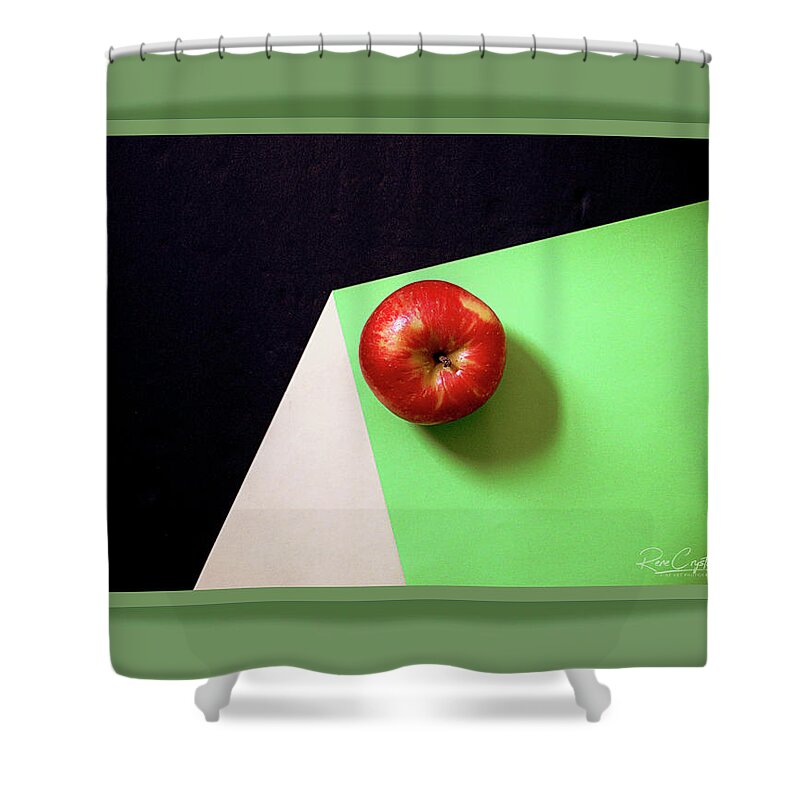 Apples Shower Curtain featuring the photograph Nearing The Edge by Rene Crystal