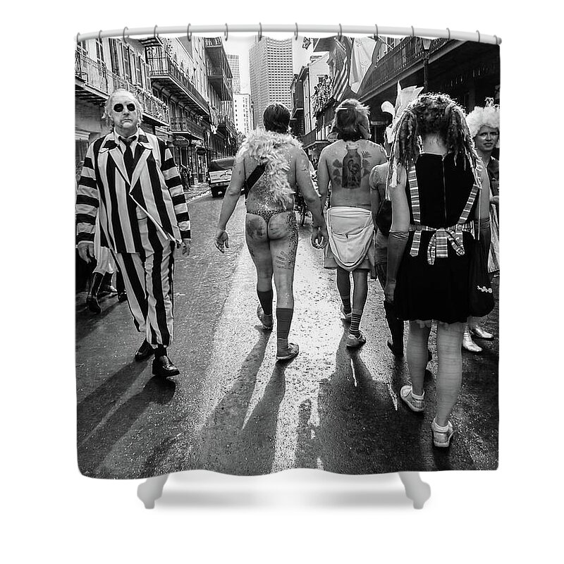 New Orleans Shower Curtain featuring the photograph New Orleans Street Scene by Cheryl Prather