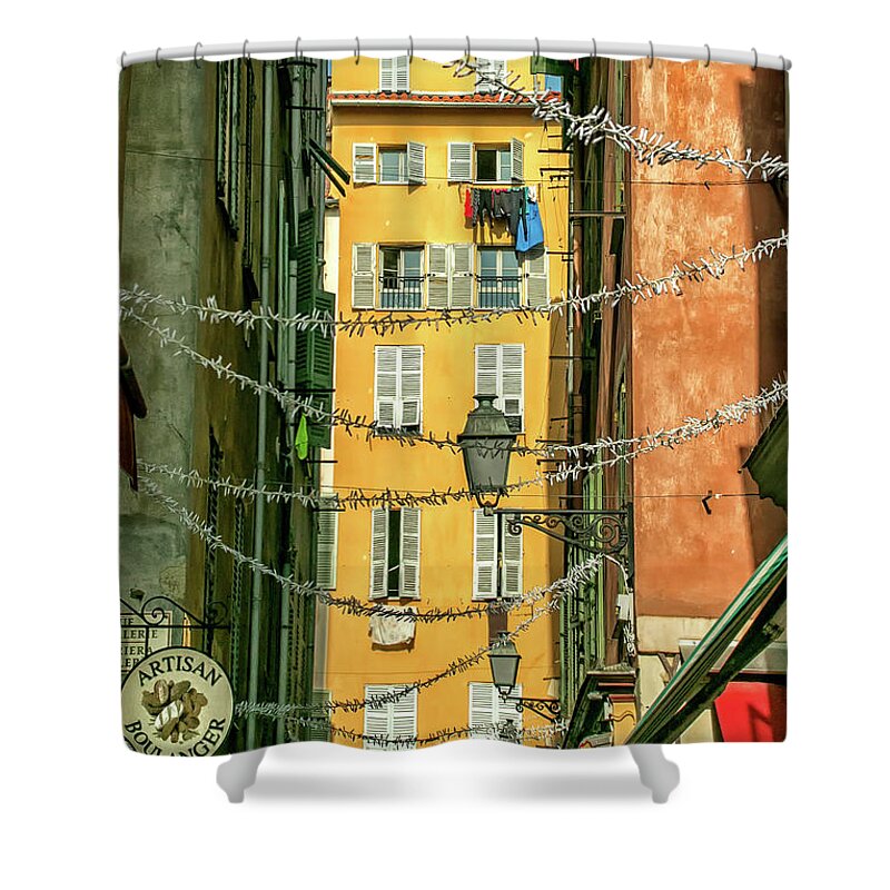 Nice Shower Curtain featuring the photograph Nice, France 1 by Lisa Chorny