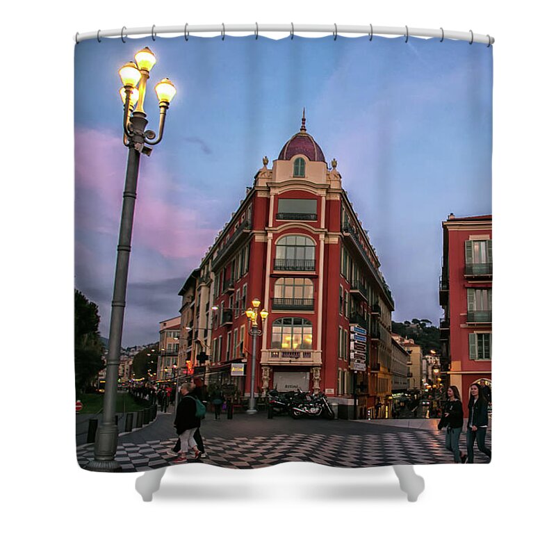 Nice Shower Curtain featuring the photograph Nice, France 9 by Lisa Chorny