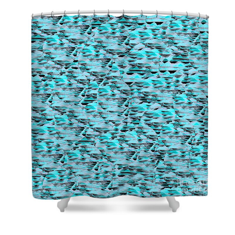 Contemporary Art Shower Curtain featuring the digital art No Cause Is Too Extreme by Jeremiah Ray