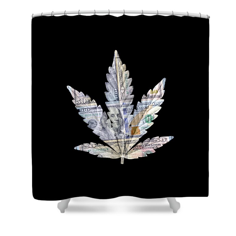 Cannabis Leaf Shower Curtain featuring the photograph No.1 The Grass Is Always Greener by Luke Moore