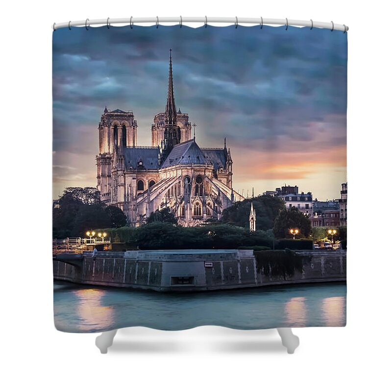 Notre Dame Basilica Shower Curtains