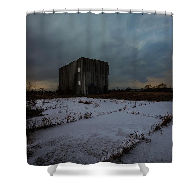 Abandoned Shower Curtain featuring the photograph Nuclear Winter by Aaron J Groen