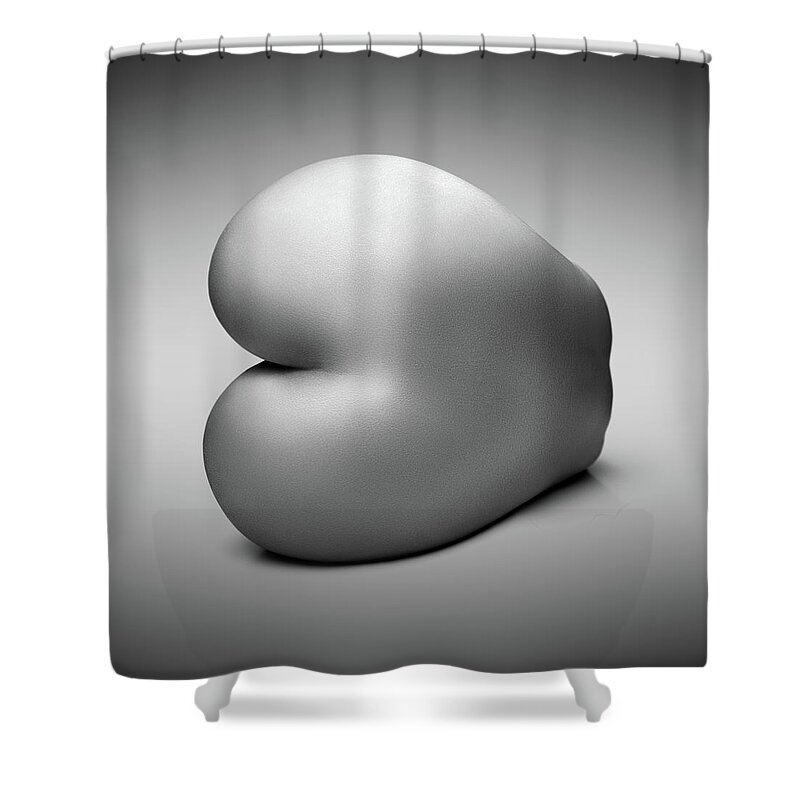Woman Shower Curtain featuring the photograph Nude woman fine art 15 by Johan Swanepoel