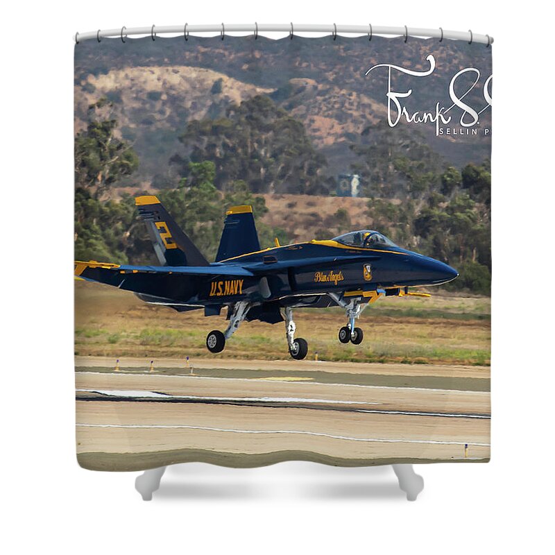 2017 Shower Curtain featuring the photograph Number 2 Landing by Frank Sellin
