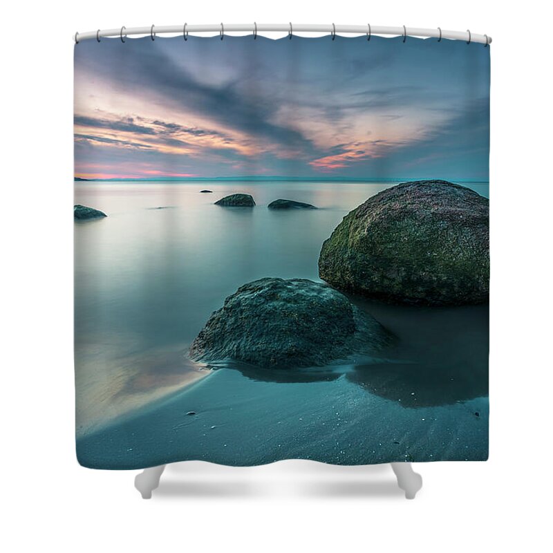 Dusk Shower Curtain featuring the photograph Observers by Evgeni Dinev