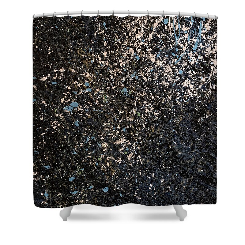 Abstract Shower Curtain featuring the painting Odyssey by Heather Meglasson Impact Artist