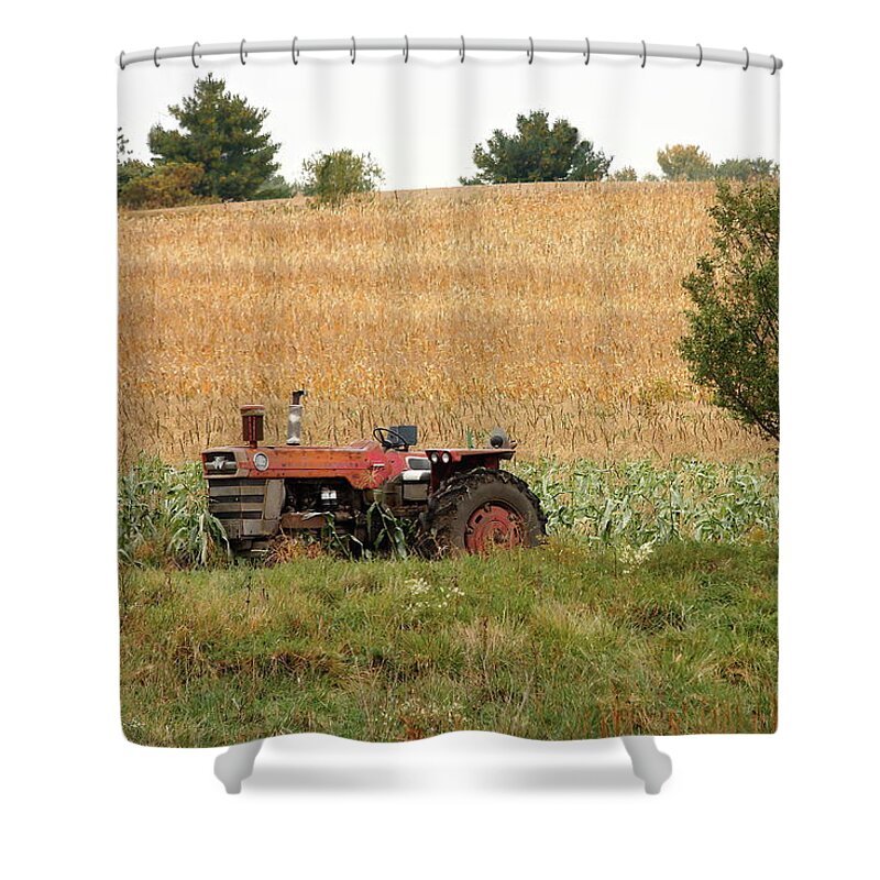 Machine Shower Curtain featuring the photograph Old Massey by Lens Art Photography By Larry Trager