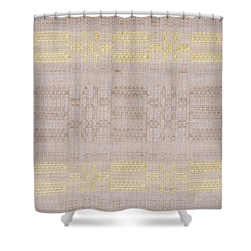 Background Shower Curtain featuring the photograph Old Style Linen Fabric Texture by Severija Kirilovaite