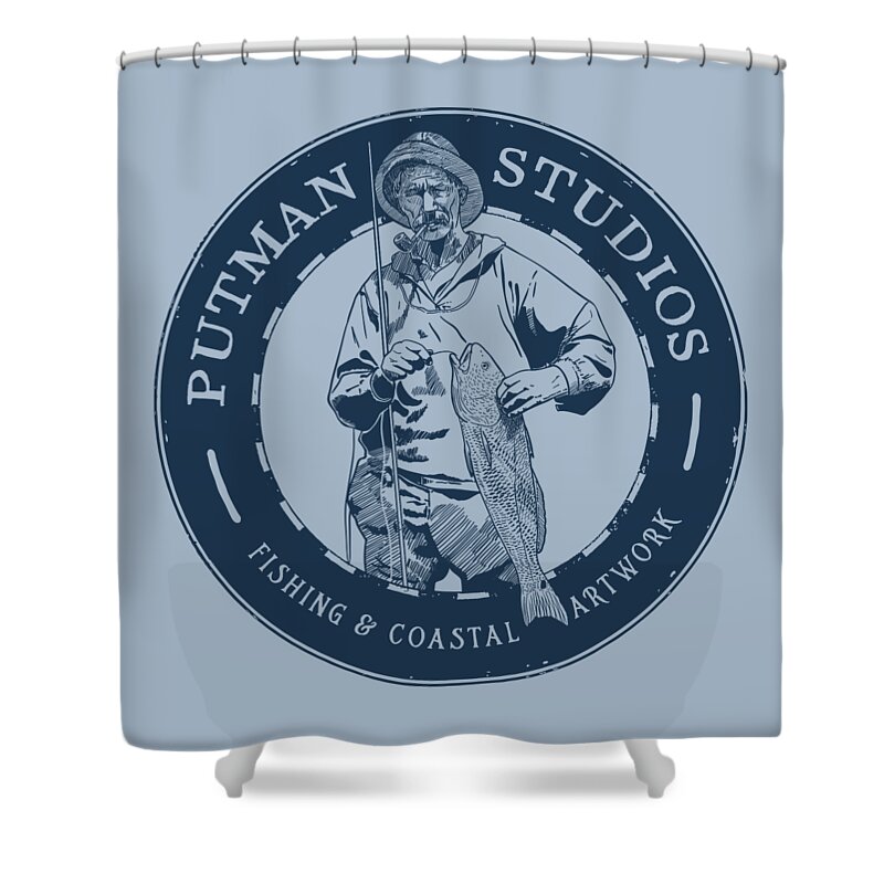 Vintage Shower Curtain featuring the digital art Old-Timer by Kevin Putman