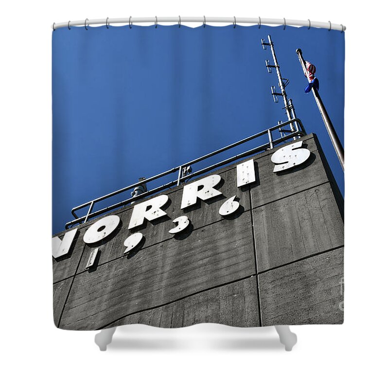 Norris Dam Shower Curtain featuring the photograph On The Road 15 by Phil Perkins