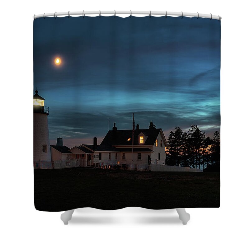 Maine Shower Curtain featuring the photograph Only In Maine 122 by Robert Fawcett
