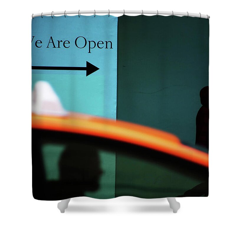 Cab Shower Curtain featuring the photograph Open Fair by J C