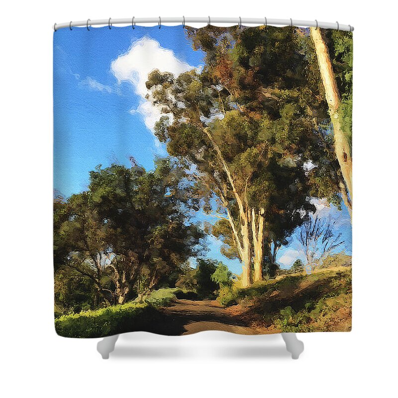 California Shower Curtain featuring the photograph Oso Trail One by Brian Watt
