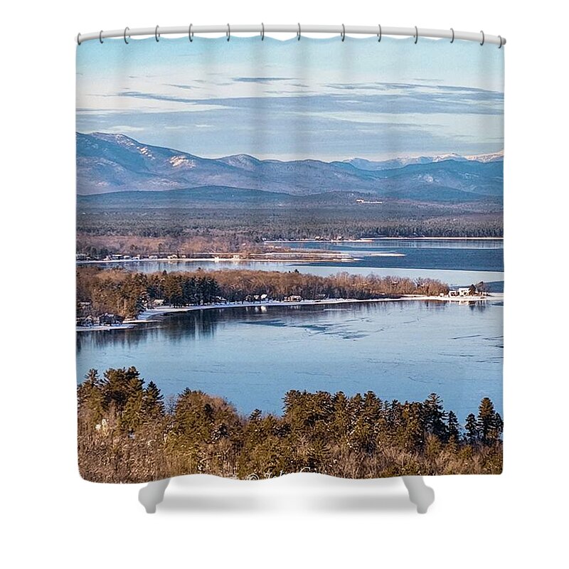  Shower Curtain featuring the photograph Ossipee Lake by John Gisis