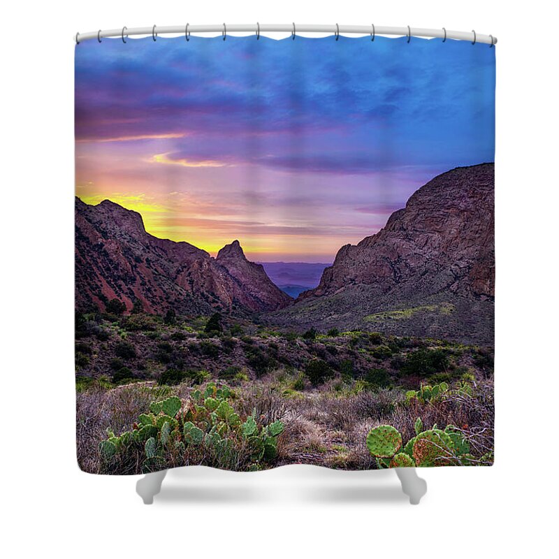 Big Bend National Park Shower Curtain featuring the photograph Out the Window by KC Hulsman