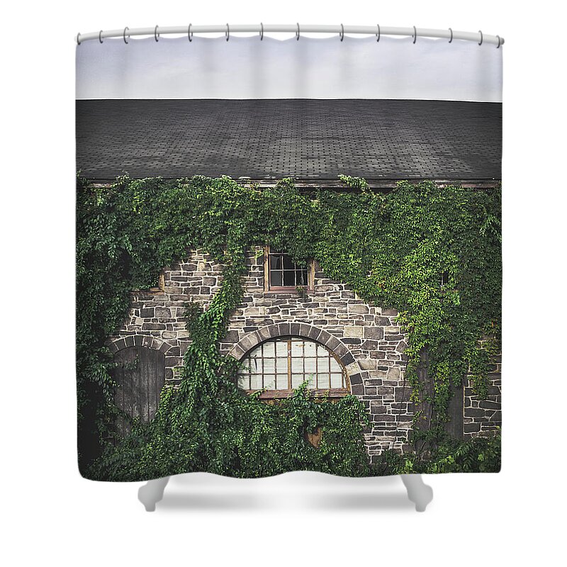 Warehouse Shower Curtain featuring the photograph Over Grown #2 by Steve Stanger