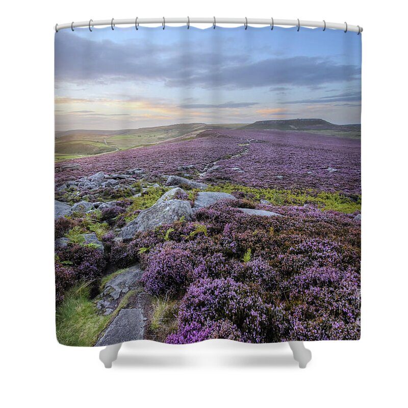 Flower Shower Curtain featuring the photograph Owler Tor 41.0 by Yhun Suarez