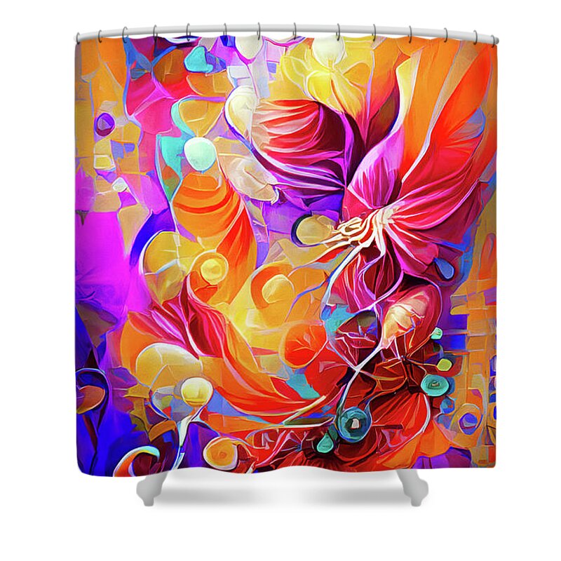 Wombo Dream Ai Shower Curtain featuring the photograph Panache 2 by Jack Torcello