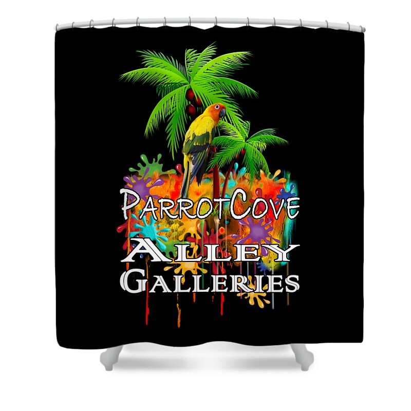 Parrot Shower Curtain featuring the photograph Parrot Cove PNG by Debra and Dave Vanderlaan