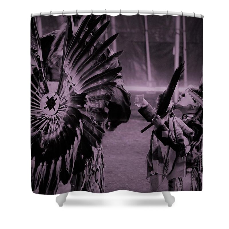 Indian Shower Curtain featuring the photograph Passing The Buck by Jason Denis
