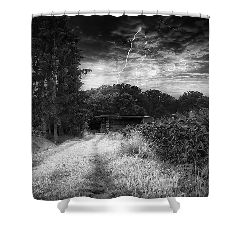 Path Shower Curtain featuring the photograph Path of enlightenment by Patricia Piotrak