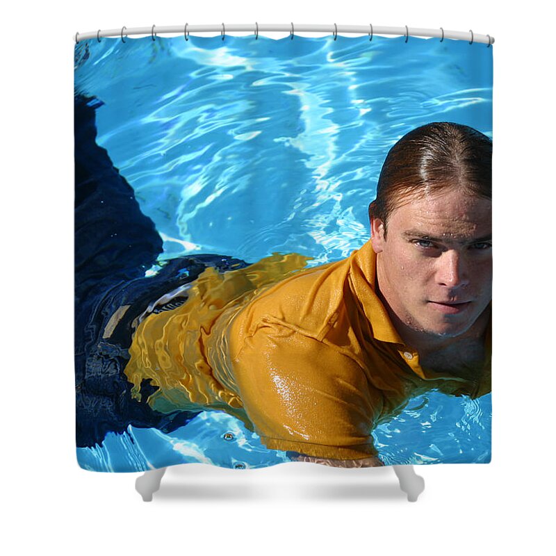 Dv8.ca Shower Curtain featuring the photograph Patrick by Jim Whitley