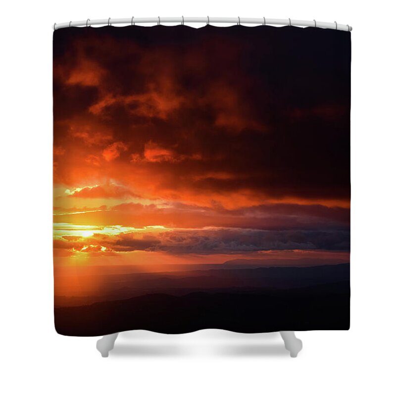 Palomar Mountain Shower Curtain featuring the photograph Pauma Valley Sunset by Kyle Hanson