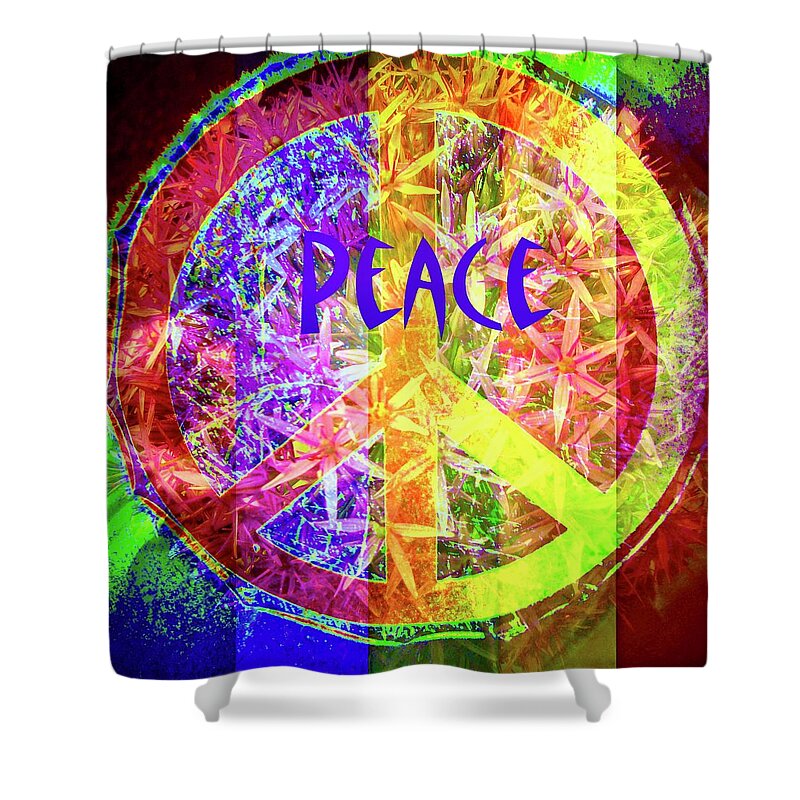 Peace Shower Curtain featuring the photograph Peace by Zeitlin Giffen
