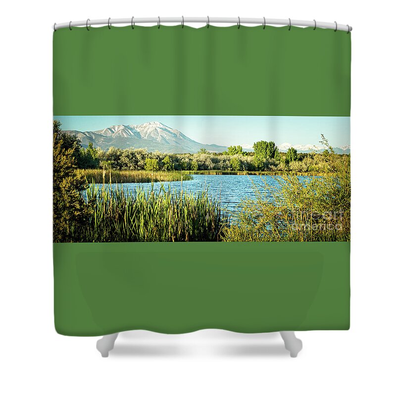 Peaceful Colorado Landscape Shower Curtain featuring the photograph Peaceful Colorado Landscape by Imagery by Charly