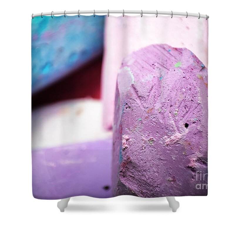 Purple Shower Curtain featuring the photograph Peak Chalk by Robert Knight
