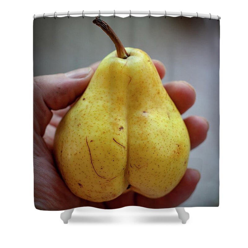 Pear Shower Curtain featuring the photograph Pear by Jim Whitley