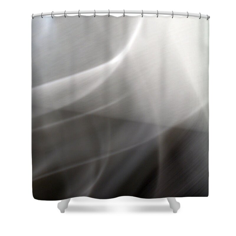 White Pegasus Shower Curtain featuring the photograph Pegasus B by John Emmett